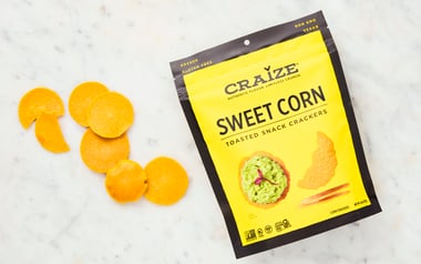 Sweet Corn Crackers