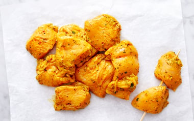 Turmeric Yogurt Chicken Kebab (Frozen)