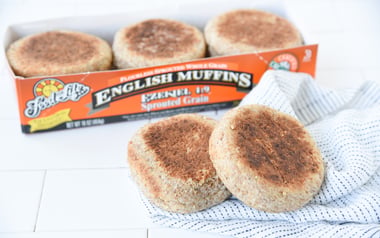 Sprouted Whole Grain English Muffins