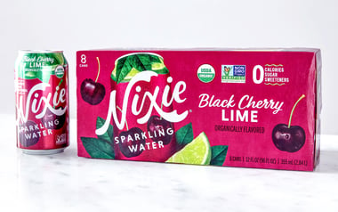 Black Cherry Lime Sparkling Water