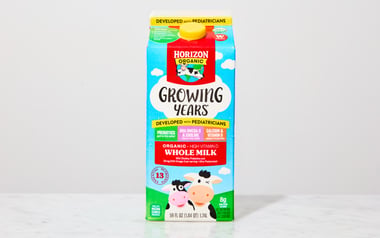Organic Growing Years Whole Milk