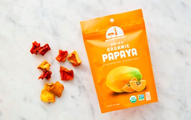 Organic Dried Papaya