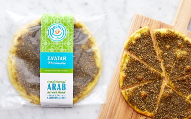 Par-Baked Za'atar Man'oushe (Flatbread)