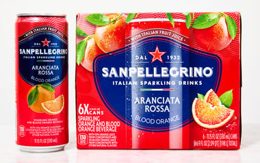 Sparkling Blood Orange Beverage