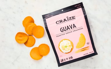 Guava Toasted Corn Crackers