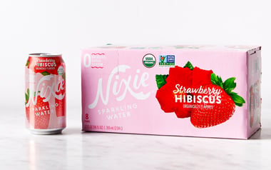 Organic Strawberry Hibiscus Sparkling Water
