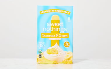 Sweet Nothings Bananas & Cream Fruit Pops