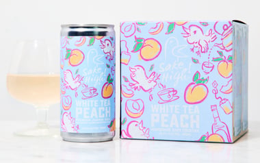 White Tea Peach Sake Cocktail