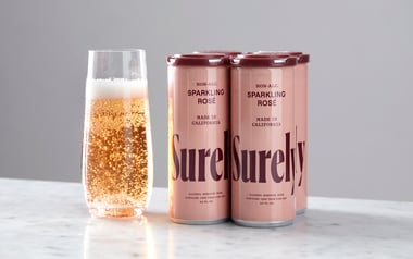 Non-Alcoholic Sparkling Rosé Wine