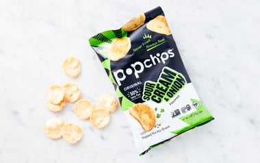 Sour Cream & Onion Popped Potato Snack