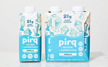 Plant-Based Vanilla Protein Shakes