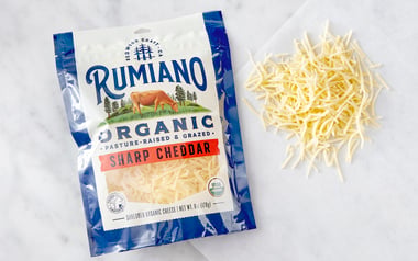 Organic Shredded Sharp Cheddar