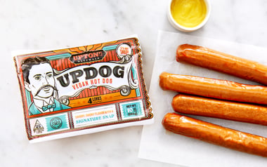 "Updog" Vegan Hotdog