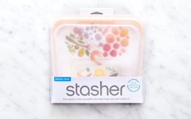 Sandwich Bag in Peach Pearl