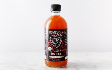 Organic Rose Black Kombucha