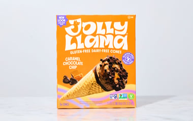 Dairy-Free Gluten-Free Caramel Chocolate Chip Cones