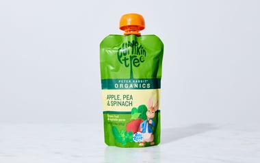 Organic Apple Pea Spinach Puree