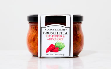 Red Pepper And Artichoke Bruschetta