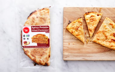 Spicy Potato-Filled Flatbreads