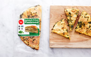 Spinach-Filled Flatbread