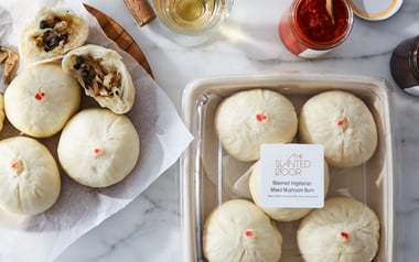 Steamed Vegetarian Mushroom Buns