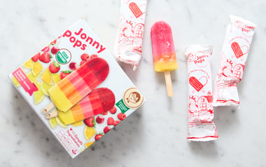 Organic Summer Sunrise Pops