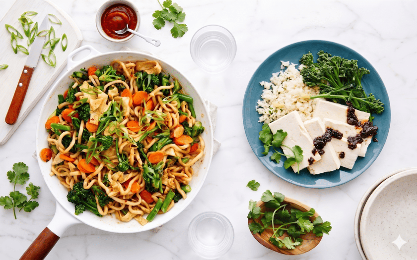 This is how Quick and Easy Asian Meal Kit Veggie Duo looks, 1. image reference
