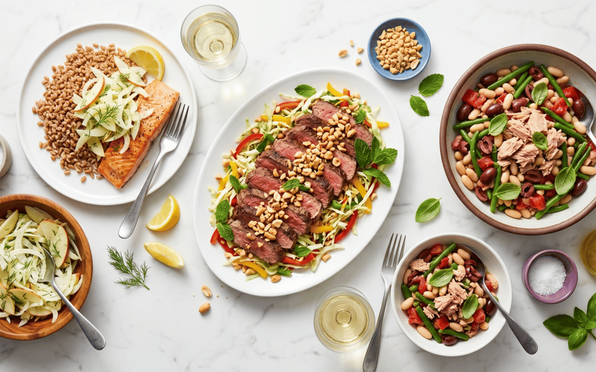 This is how High Protein Salads Meal Kit Trio looks, 1. image reference